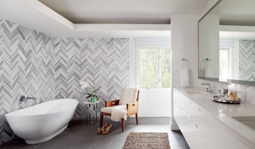 Consider these benefits and tips when selecting herringbone tiles